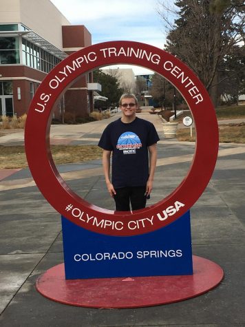 Pilfer spent some time at an olympic training center to further his training for swimming, which he wants to continue into the future.